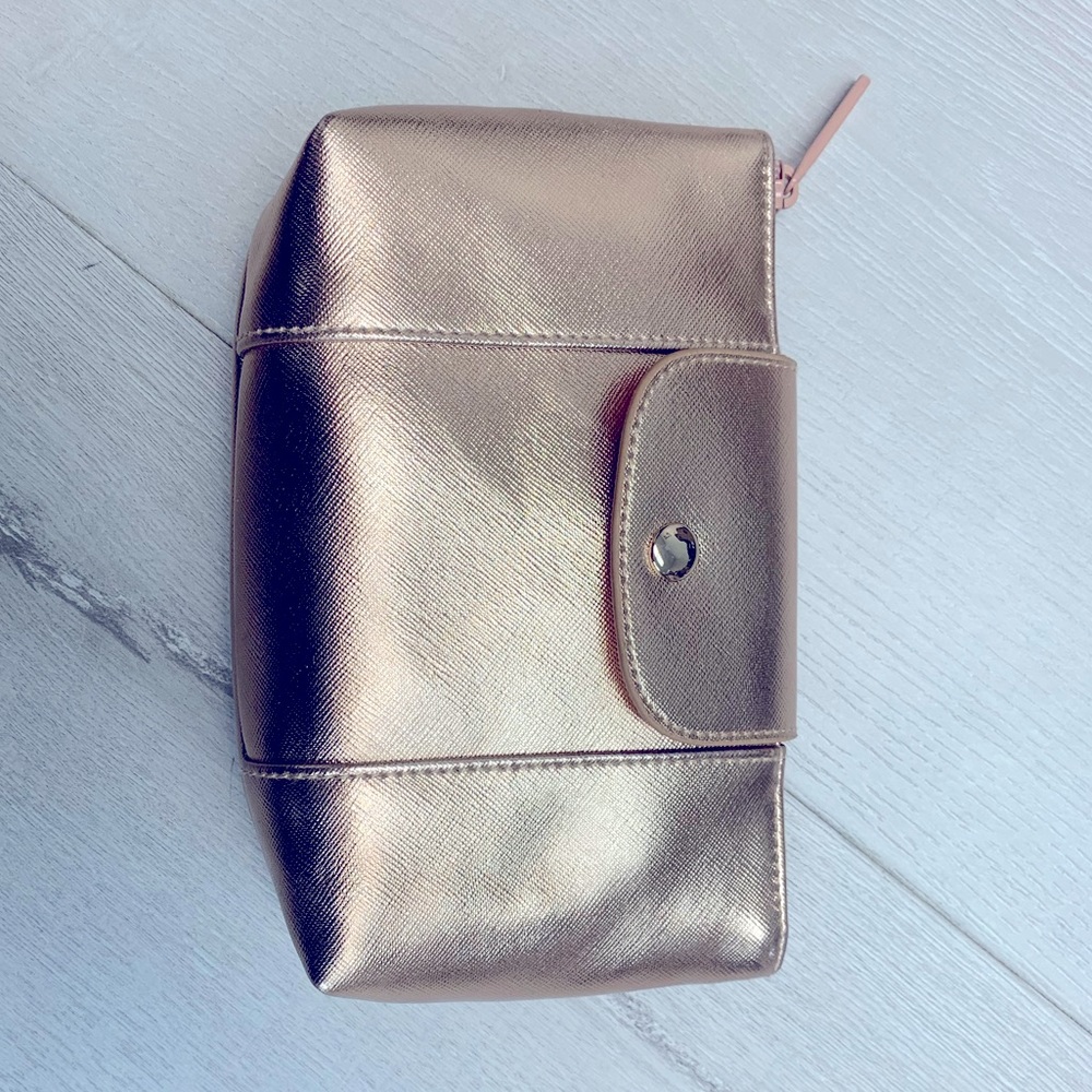 Bare minerals Gold makeup bag